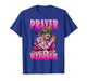 Prayer Warrior God Jesus Christian Pink Camo Black Girl T-Shirt