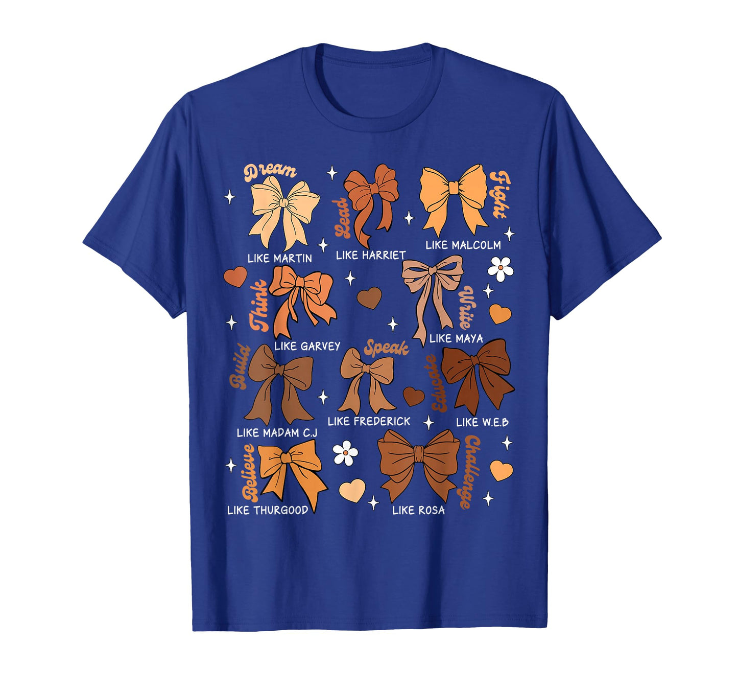 Celebrating Black History with Educated Leader Coquette Bow T-Shirt