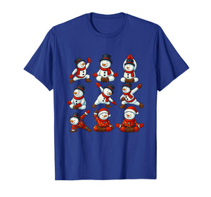 Funny Christmas Yoga Snowman Tee Cute Santa Men Women Kids T-Shirt