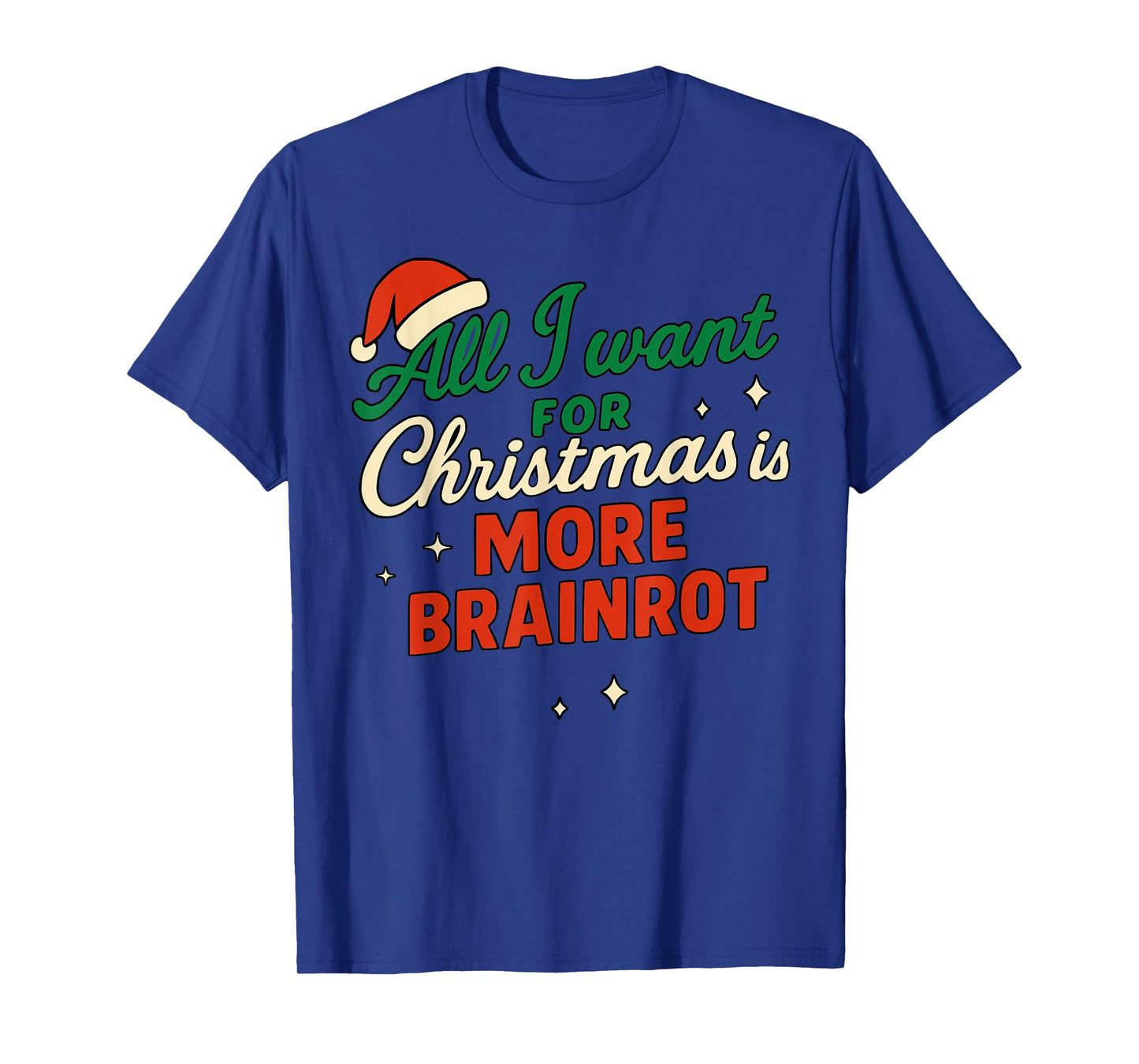 Funny Italian Brainrot Christmas MemeFor Boys Kids X-Mas T-Shirt