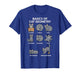 Basics of Cat Geometry Funny Cat Math Physics Science Humor T-Shirt