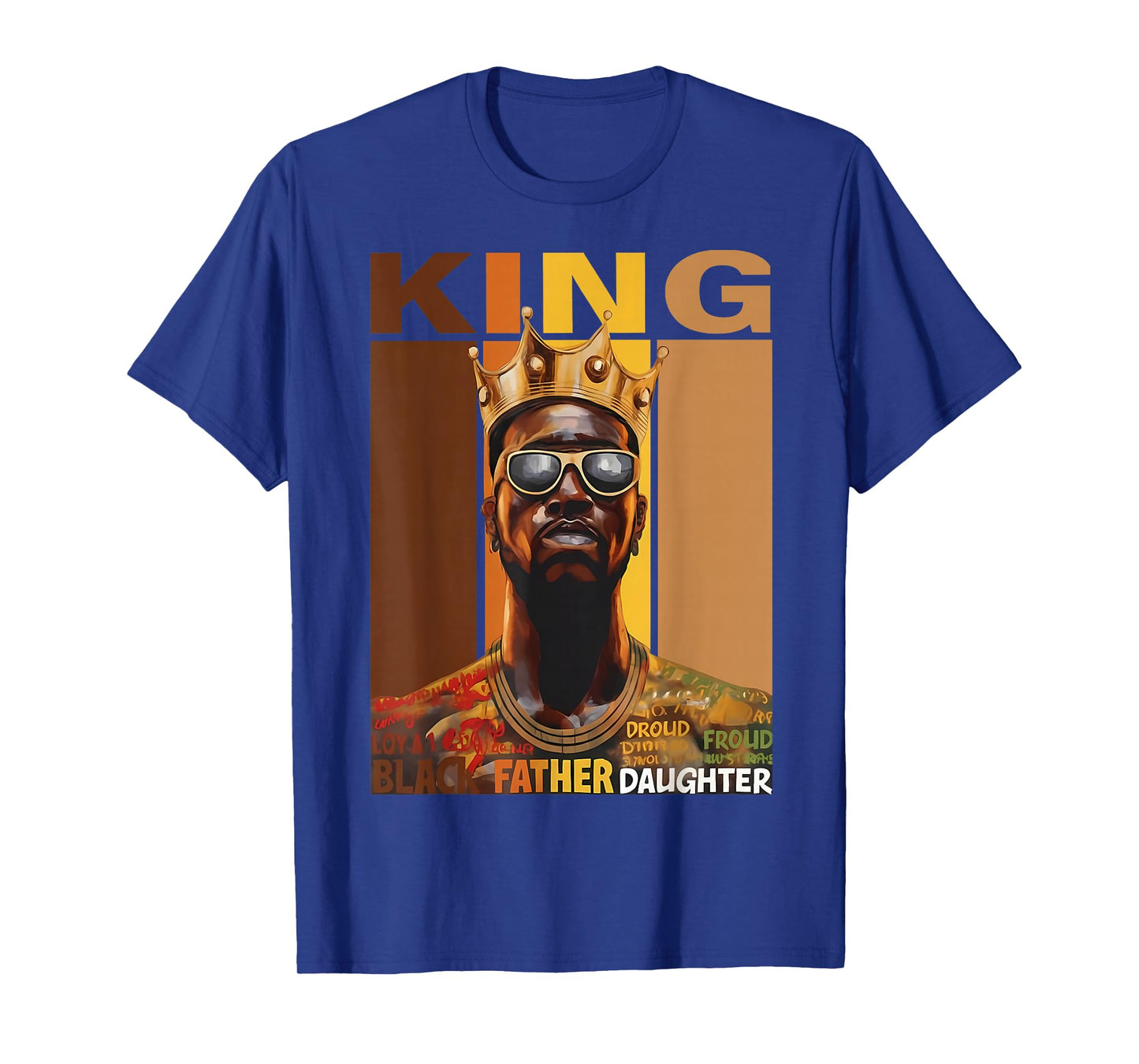 Black King African American Men Black History Month Graphic T-Shirt