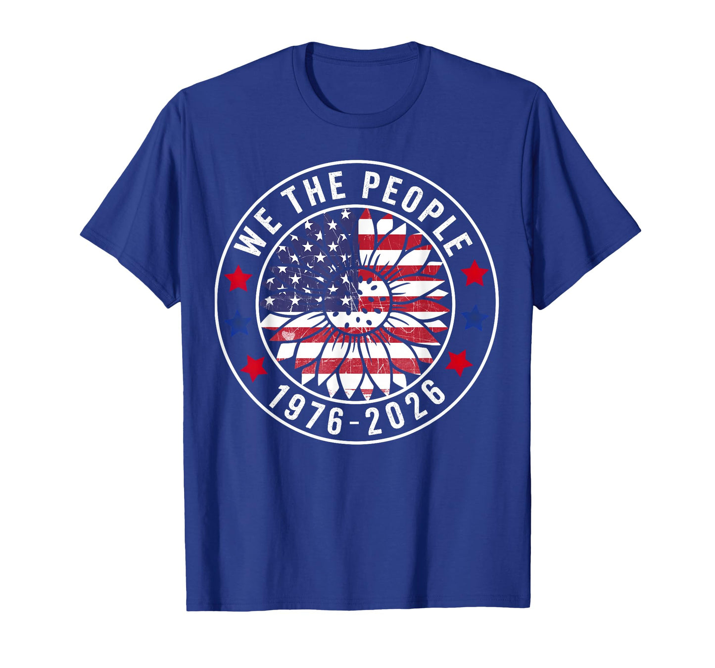 Patriotic Vintage American Flag We The People 1976 USA T-Shirt
