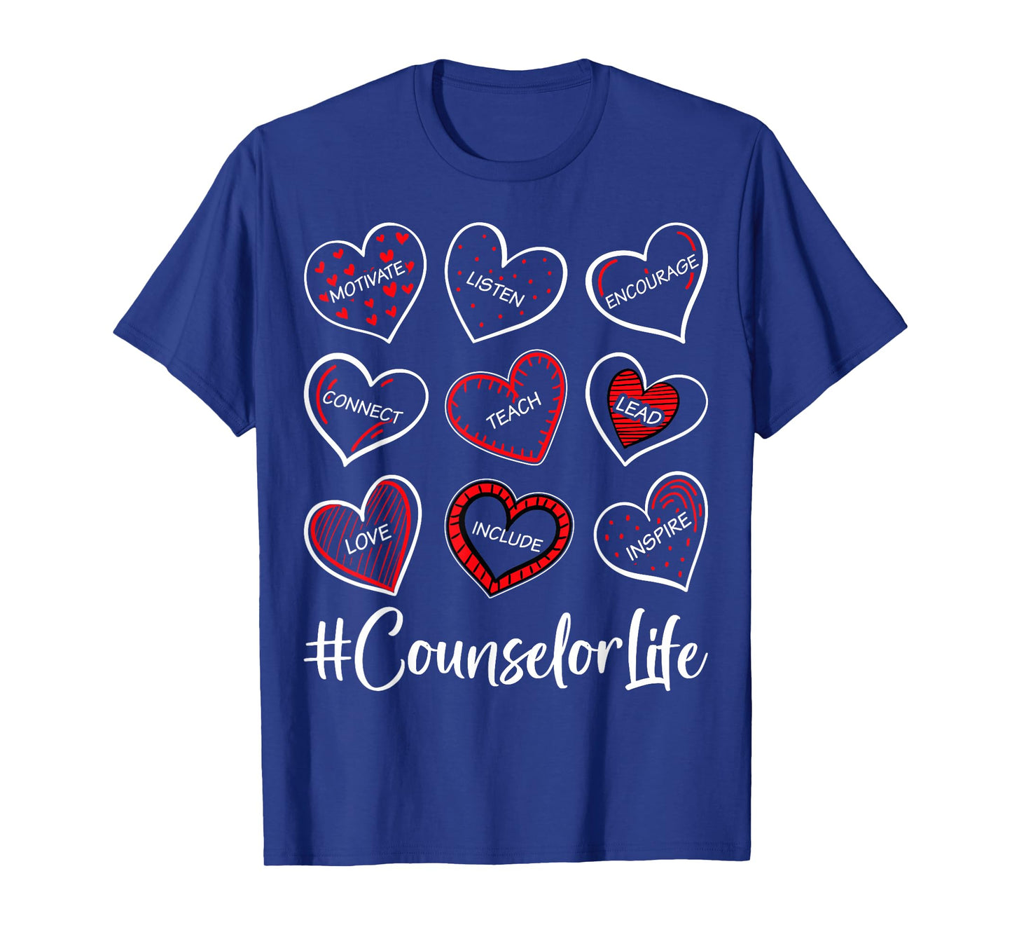 Counselor Life - Valentine’s Day School Counselor Teacher T-Shirt