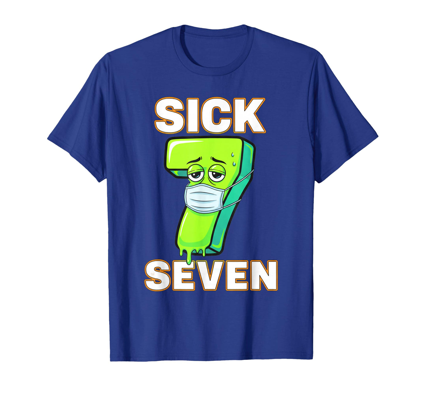 Sick Seven Meme Tee Six Seven Fun Wordplay Drip Desing T-Shirt