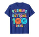 Pushing My Teacher’s Buttons for 100 Days Boy Girl Teacher T-Shirt