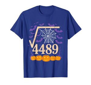 Funny 67 Meme Math Teacher 6 7 Square Root 4489 T-Shirt