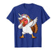 Funny Dabbing Turkey in Disguise Unicorn Thanksgiving Girls T-Shirt
