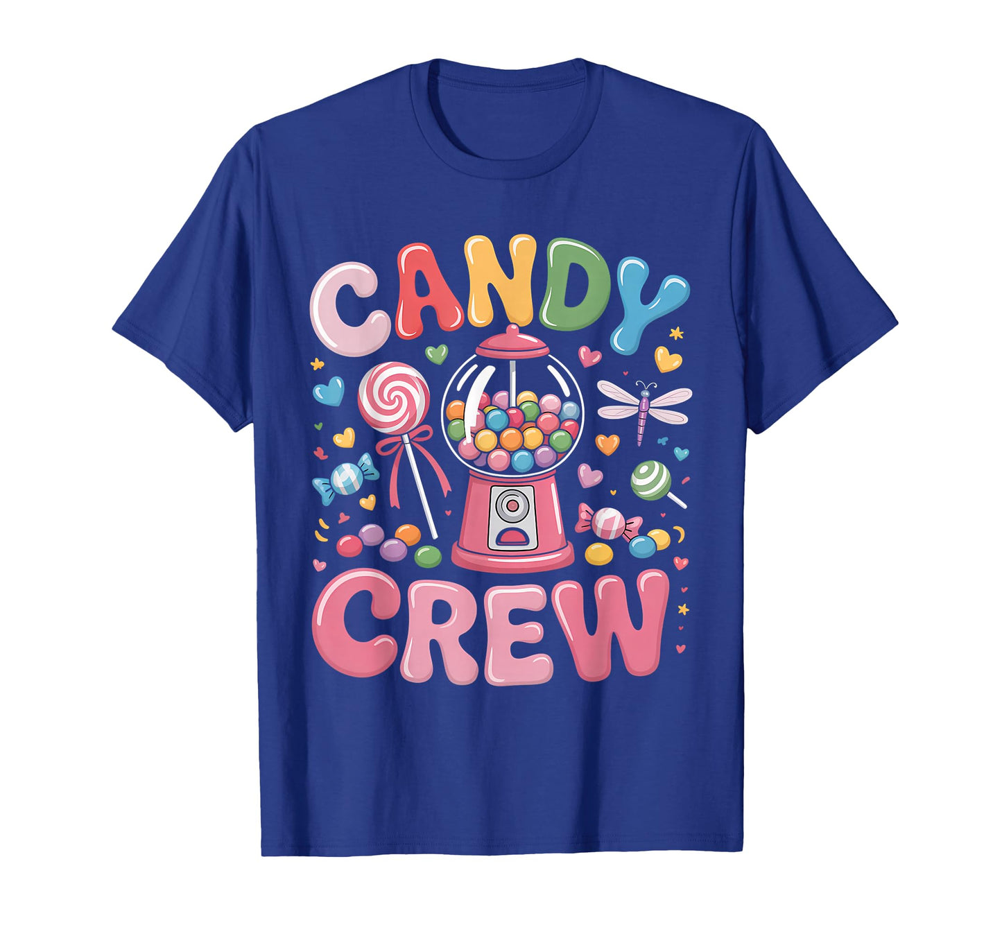 Candy Crew Cute Colorful Sweet Treats Design T-Shirt