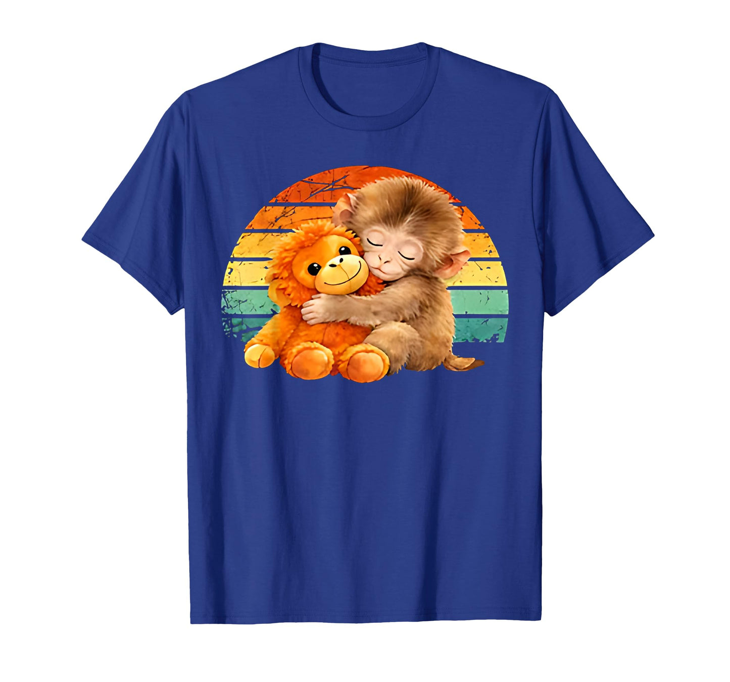 Retro Vintage Baby Monkey Punch T-Shirt