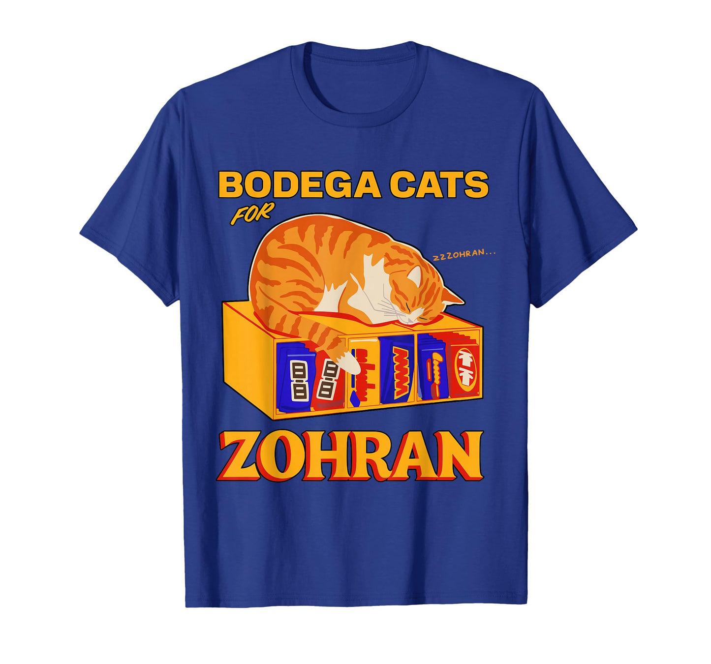 Bodega Cats for Zohran Mamdani Funny Democrat T-Shirt
