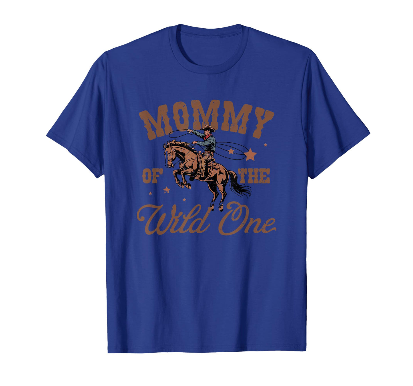 Mommy of The Wild One Cowboy Western Rodeo Party Matching T-Shirt