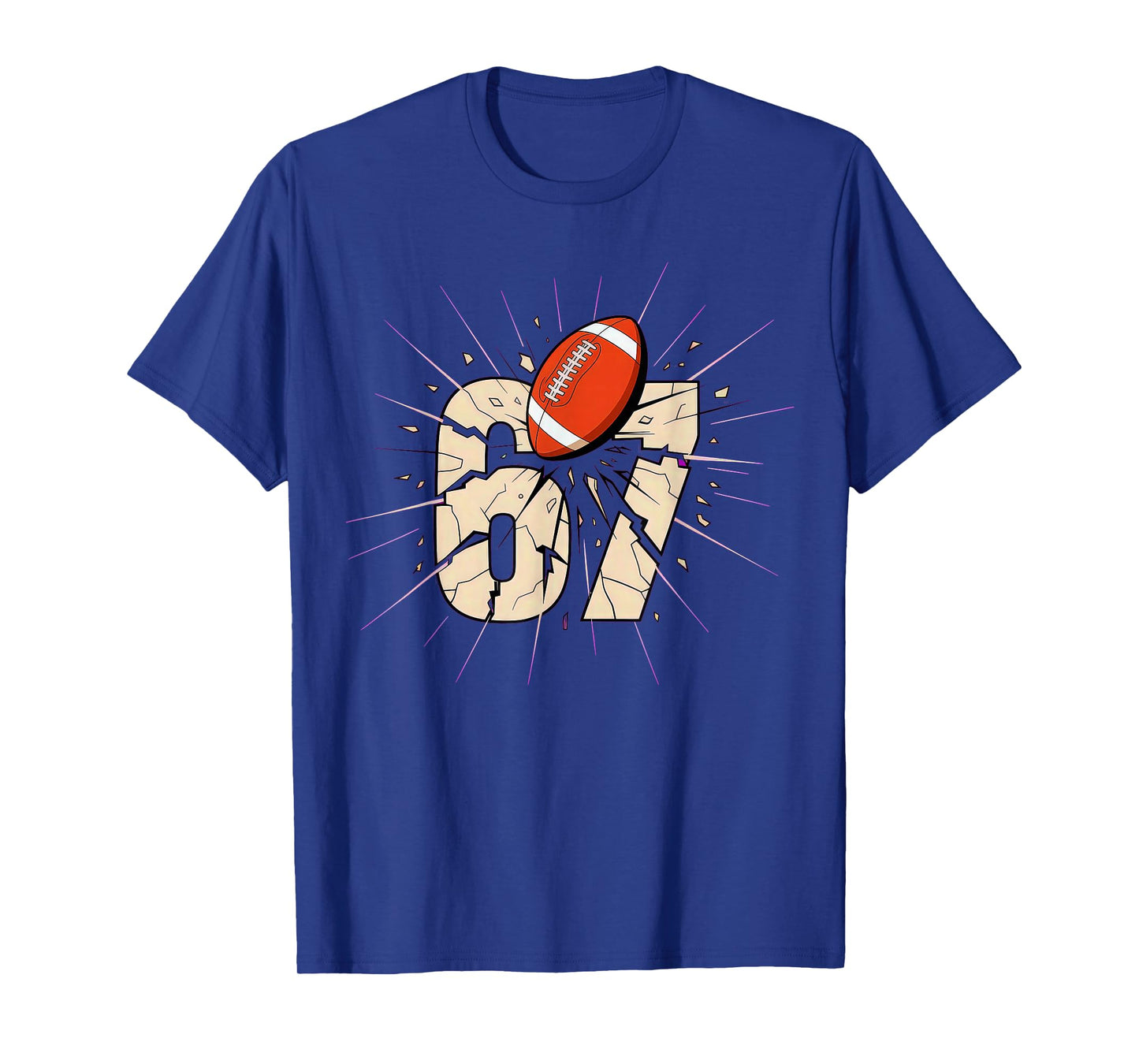 67 Football Six Seven 6 7 Meme 6-7 T-Shirt