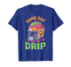 Game Day Drip Boys Football Ice Cream Drip T-Shirt