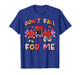 Valentines Day Hearts Wheelchair Dont Fall for Me Women T-Shirt