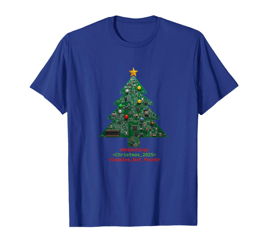 Rebooting The Holidays IT Tech Support Computer Geek Gift T-Shirt