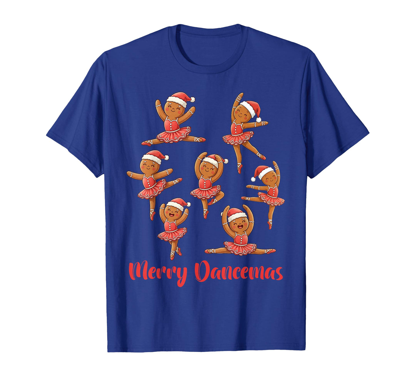 Merry Dancemas Ballet Dancer Gingerbread Teacher Christmas T-Shirt