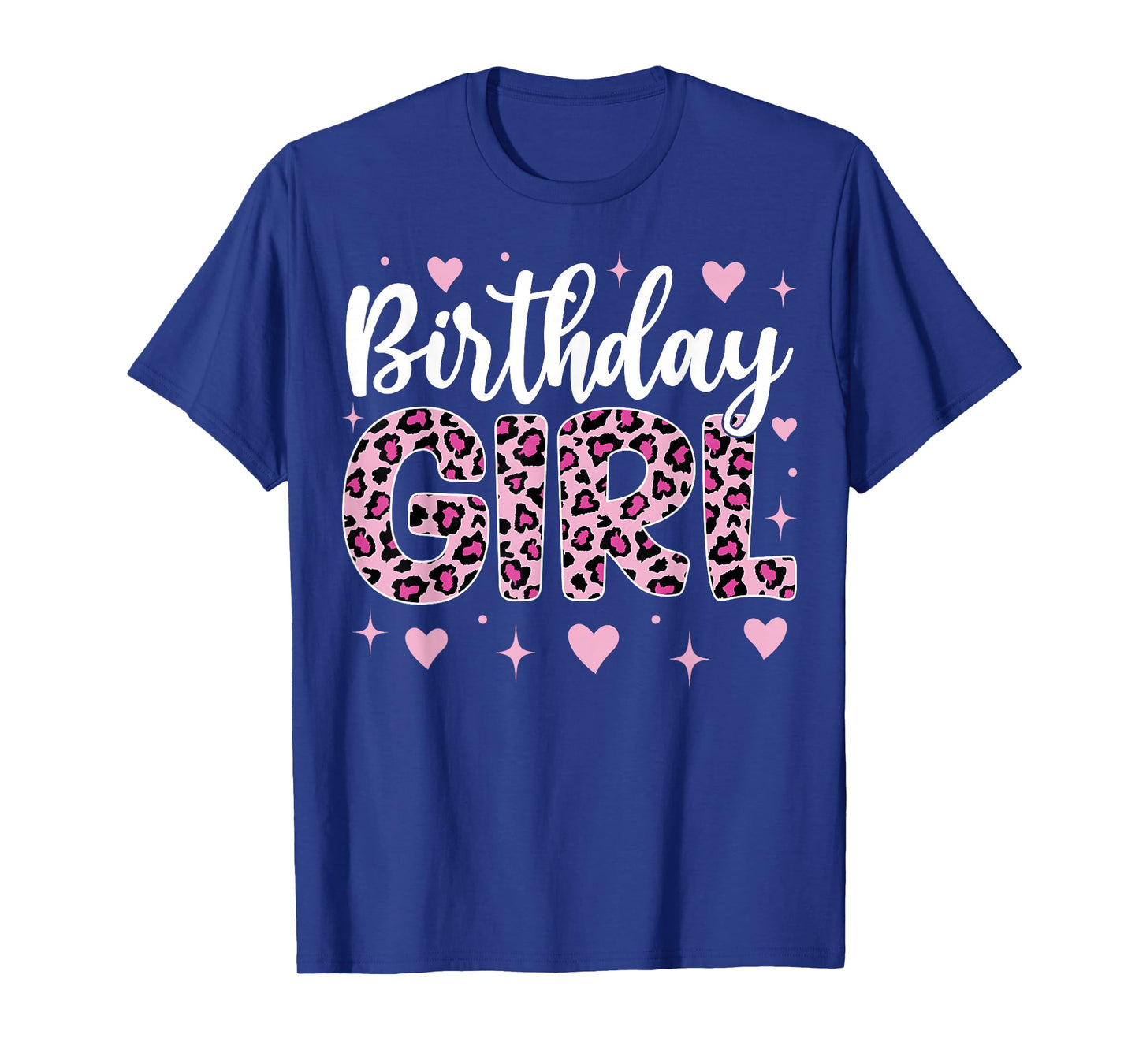Leopard Cheetah Birthday Girl Animal Party T-Shirt