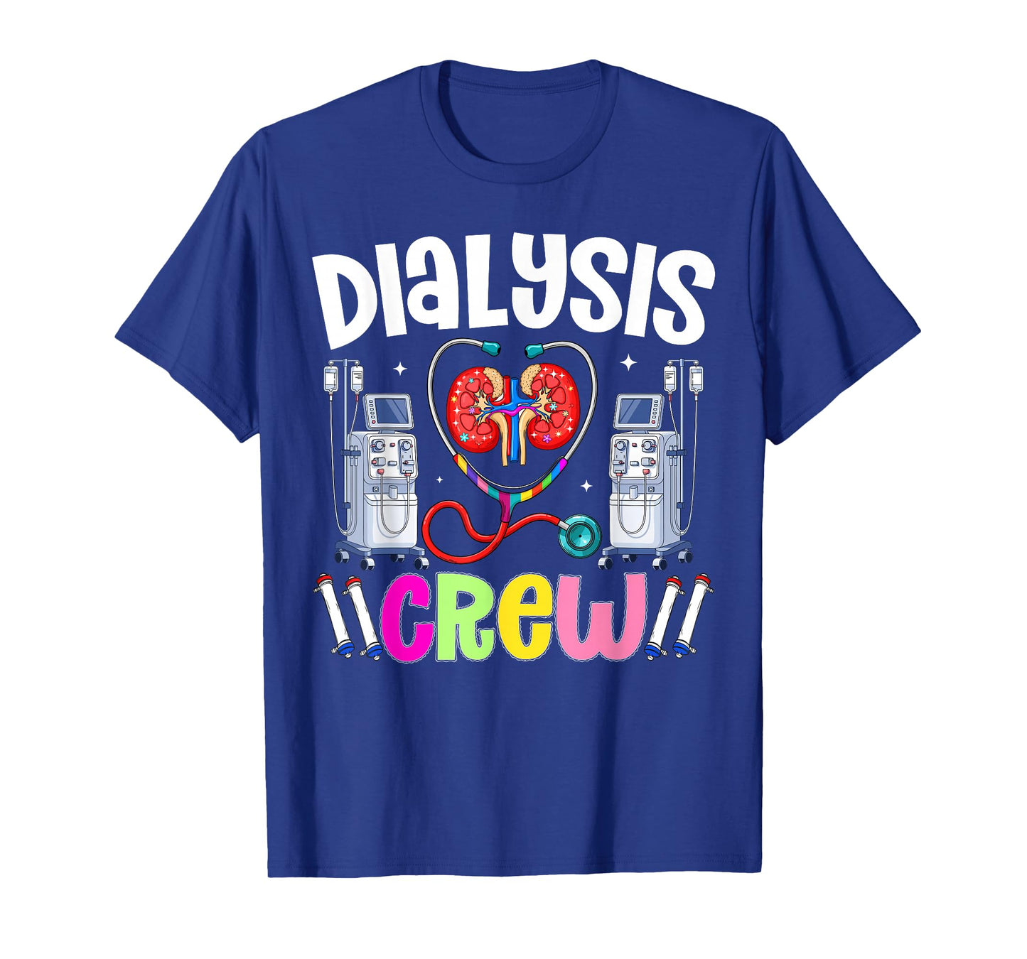 Funny Dialysis Crew Shirt Kidney Heart Nurse Nephrology Tech T-Shirt