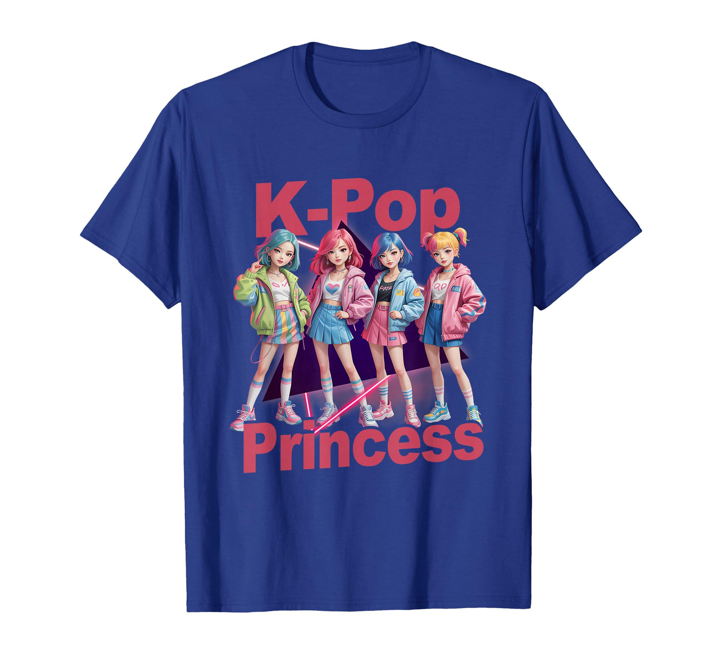 K-Pop Princess Korean Pop Music Idol Group Concert Band Girl T-Shirt