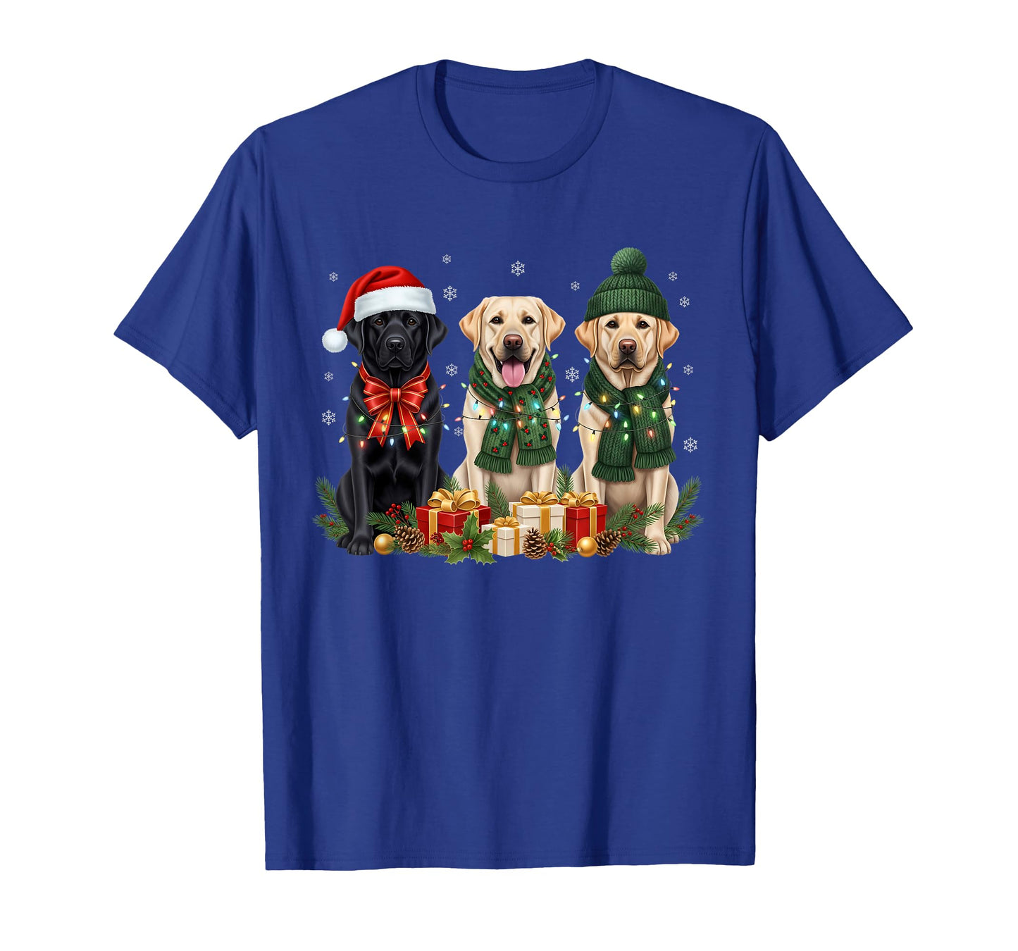 Labrador Retriever Christmas Dog Matching Family Pajama Xmas T-Shirt