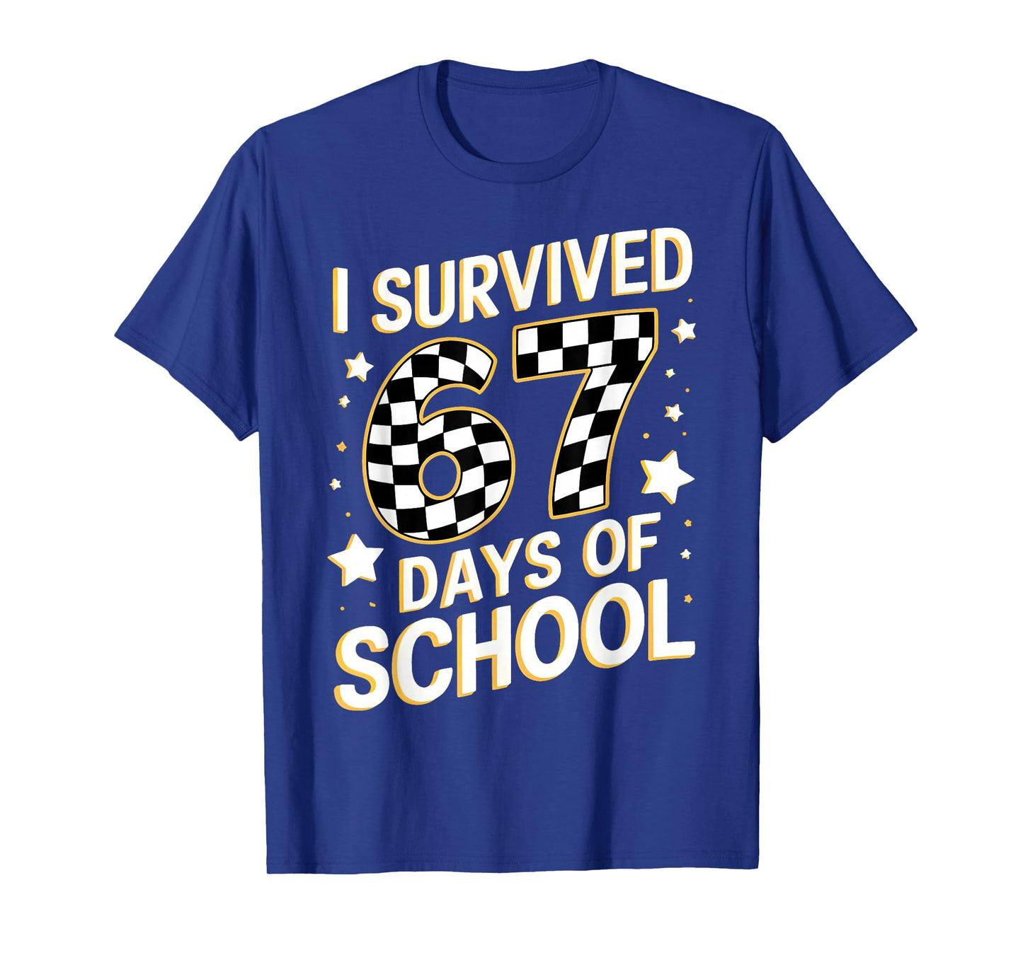 67th Day of School Teacher Kids 67 Math Meme Teacher Student T-Shirt