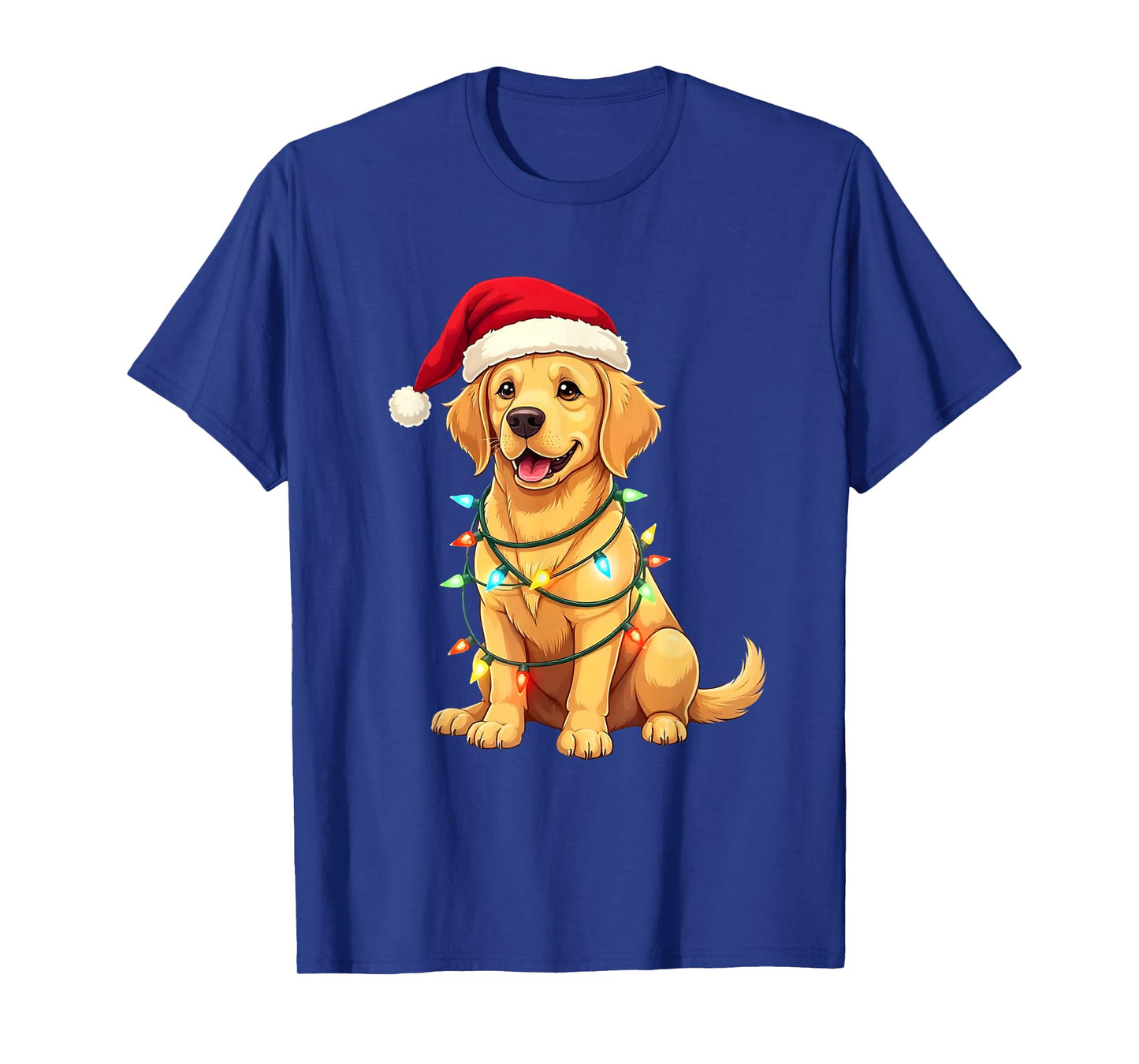Cute Labrador Retriever Christmas Santa Pet Dog Lover T-Shirt