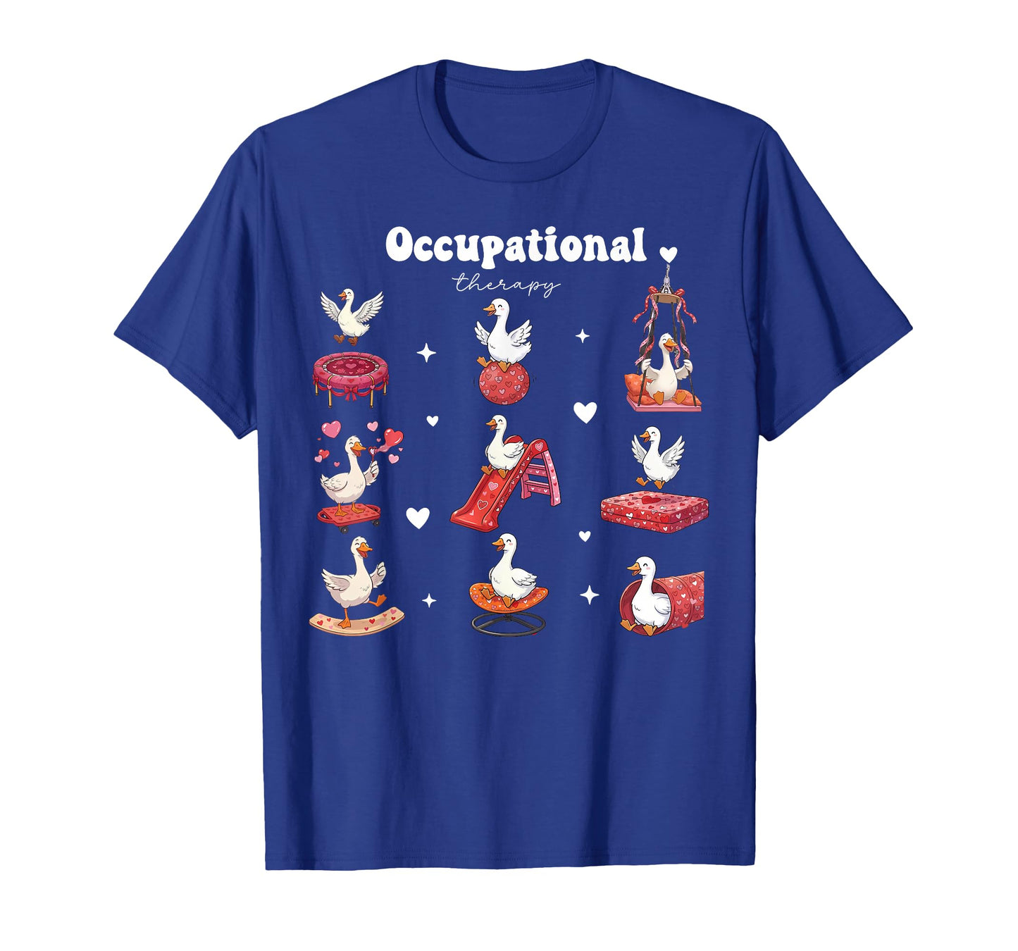 Valentines Occupational Therapy Silly Goose OT Therapist T-Shirt