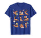 Reindeer Reading Book Christmas Teacher Librarian Bookworm T-Shirt