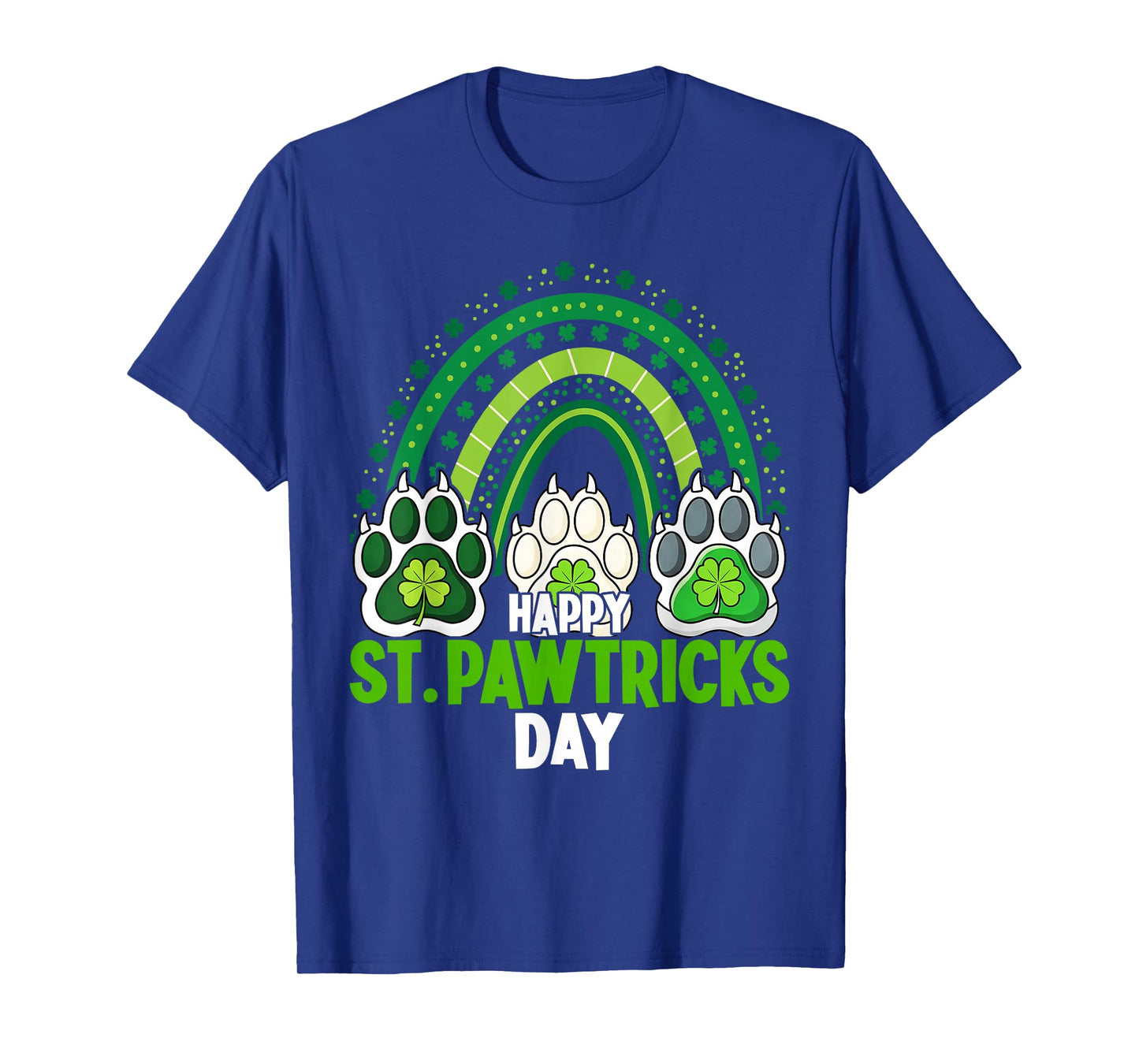Happy Pawtricks, St Patrick's Day Cat and Dog T-Shirt