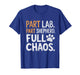 Womens Part Lab Part Shepherd Full Chaos Funny Dog Mix Lover T-Shirt