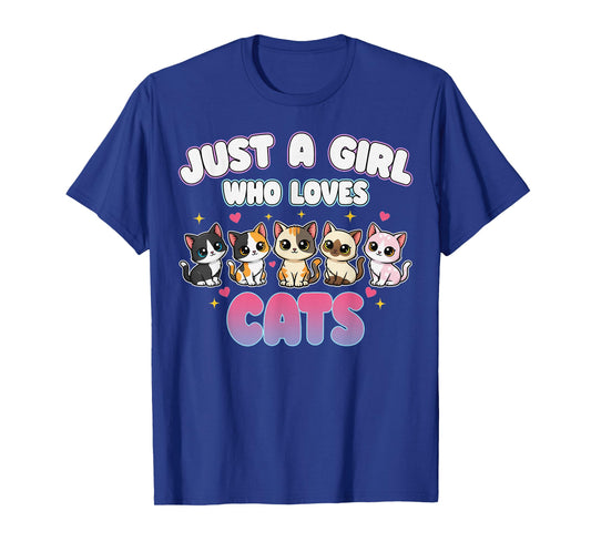 Cat Just A Girl Who Loves Cats T-Shirt