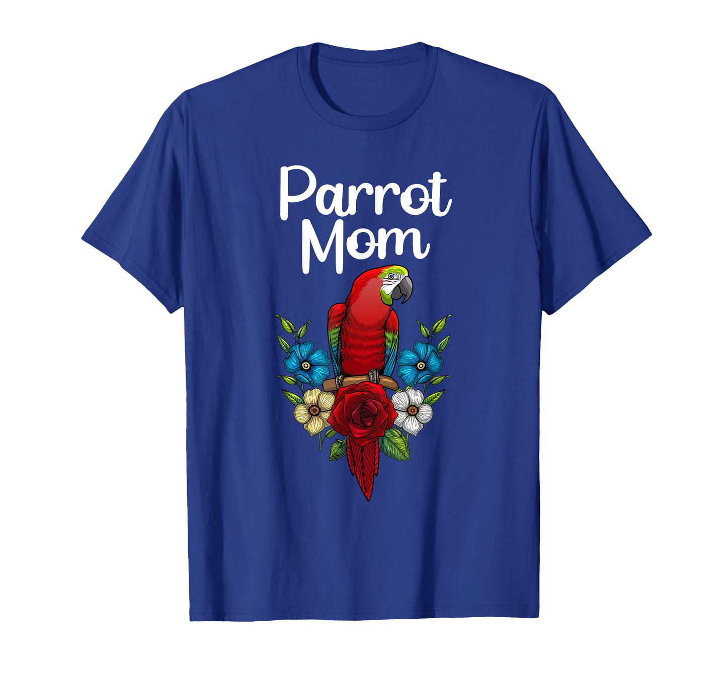 Cool Parrot Art for Women Girls Tropical Bird Parrot Lovers T-Shirt