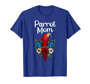 Cool Parrot Art for Women Girls Tropical Bird Parrot Lovers T-Shirt