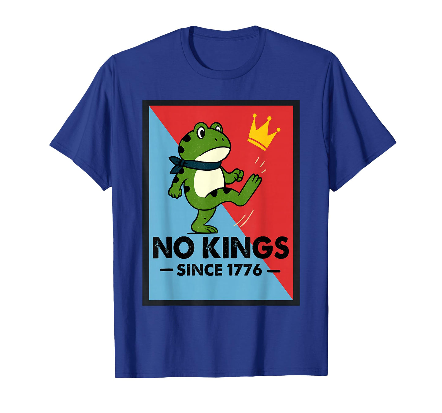 Frog No Kings Shirt Men Women No Kings Since 1776 T-Shirt