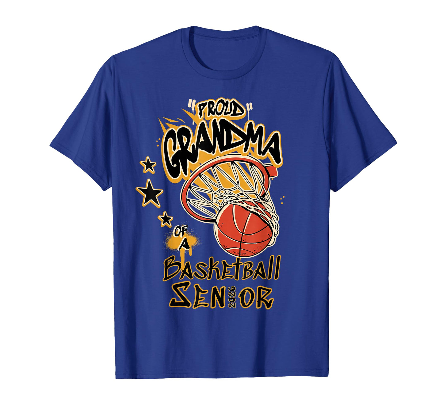 Proud Grandma of A Basketball Senior 2026 Graduate T-Shirt