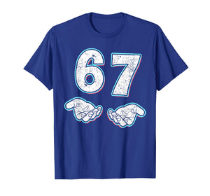 Number 67 Matching Six Seven 6 7 Meme 6-7 Halloween Costume T-Shirt