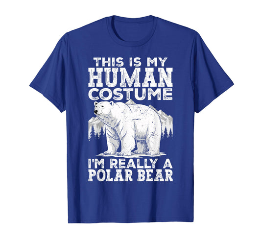 Polar Bear Costume for Men Women Kids Polar Bear Lover T-Shirt