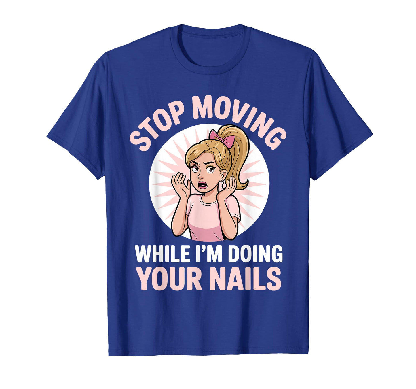 Cool Nail Tech Art for Women Girl Manicurist Nail Technician T-Shirt
