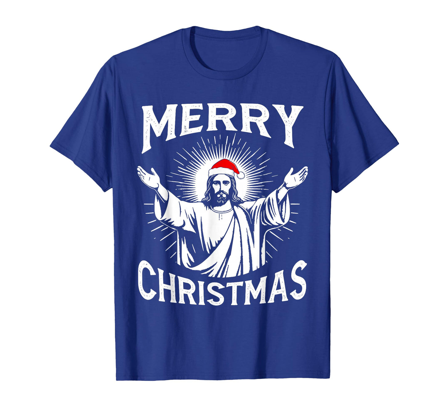 Merry Christmas Christian Jesus Pajamas Pjs Xmas Men Women T-Shirt