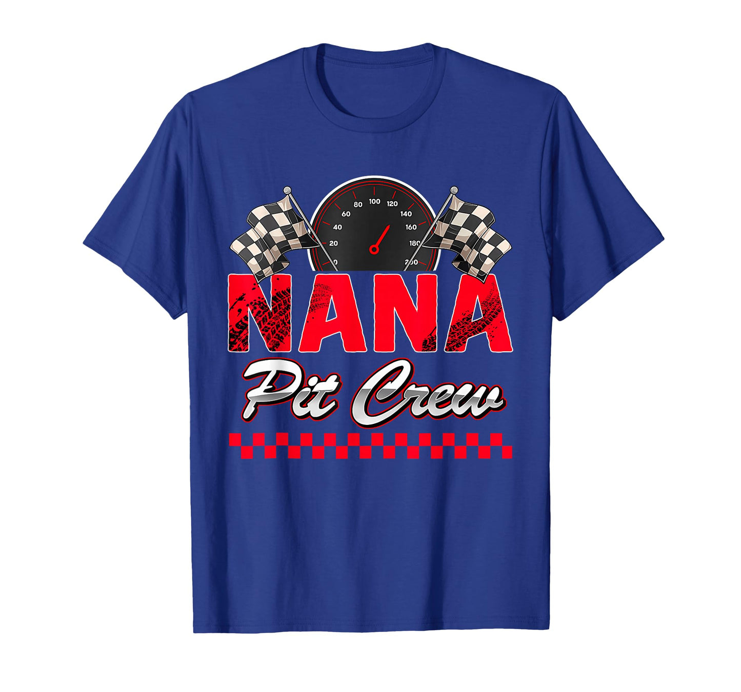 Nana Pit Crew Race Car Birthday Boy Racing Family T-Shirt