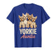Yorkie Auntie Funny Puppy Owner Yorkshire Terrier Dog Lover T-Shirt