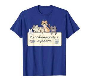 Cute Cats Optometry Eye Dr Optician Ophthalmologist Eye Care T-Shirt
