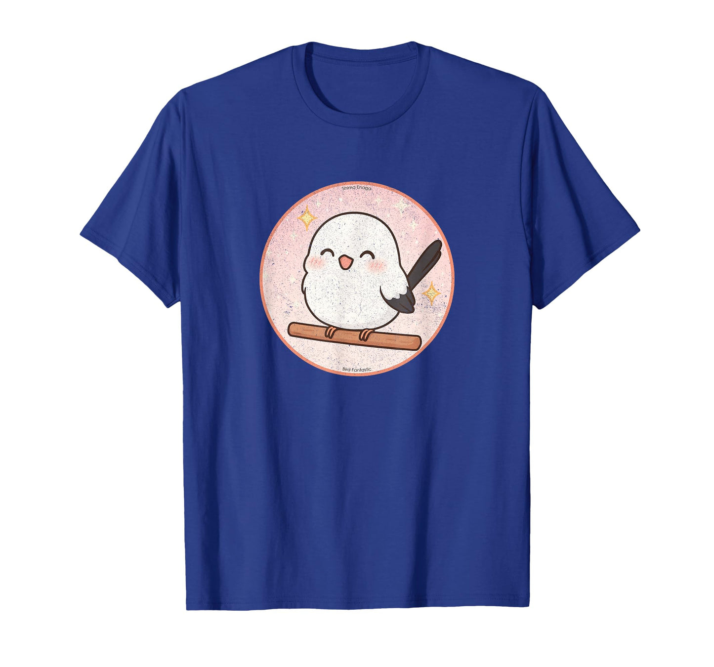 Super Cute Shima Enaga “Japanese Snow Fairy Bird” Design T-Shirt