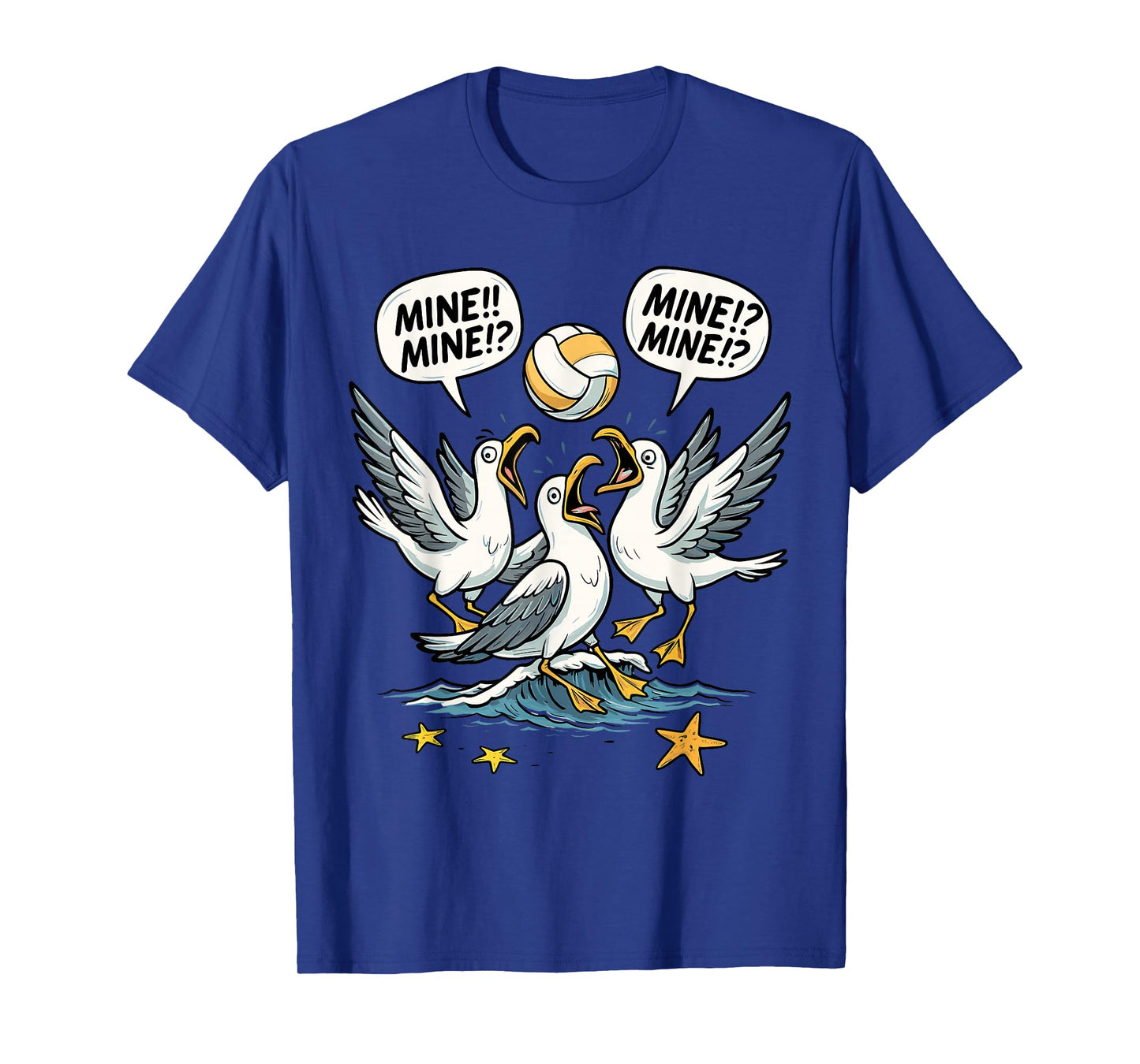 Volleyball Costume for Girls Women, Volleyball Seagull Mine T-Shirt