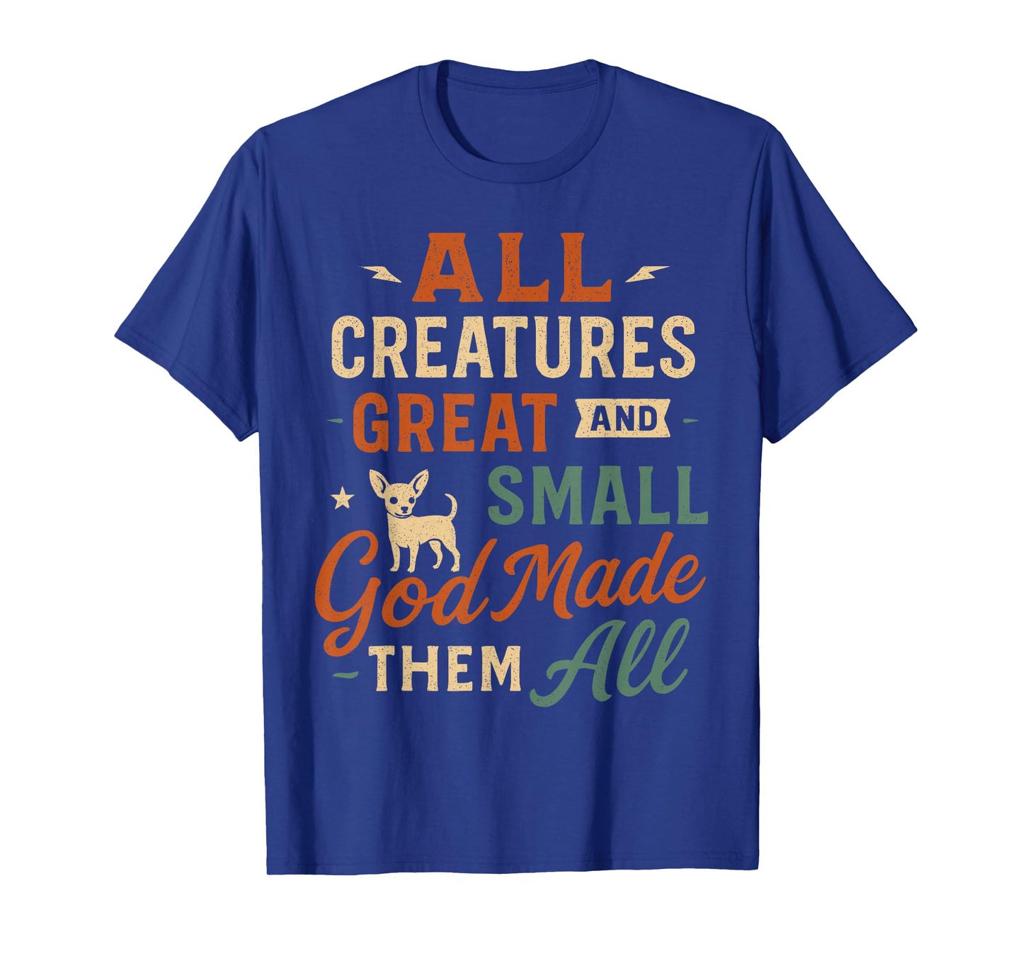 All Creatures Great and Small - Vintage Christian Animal T-Shirt