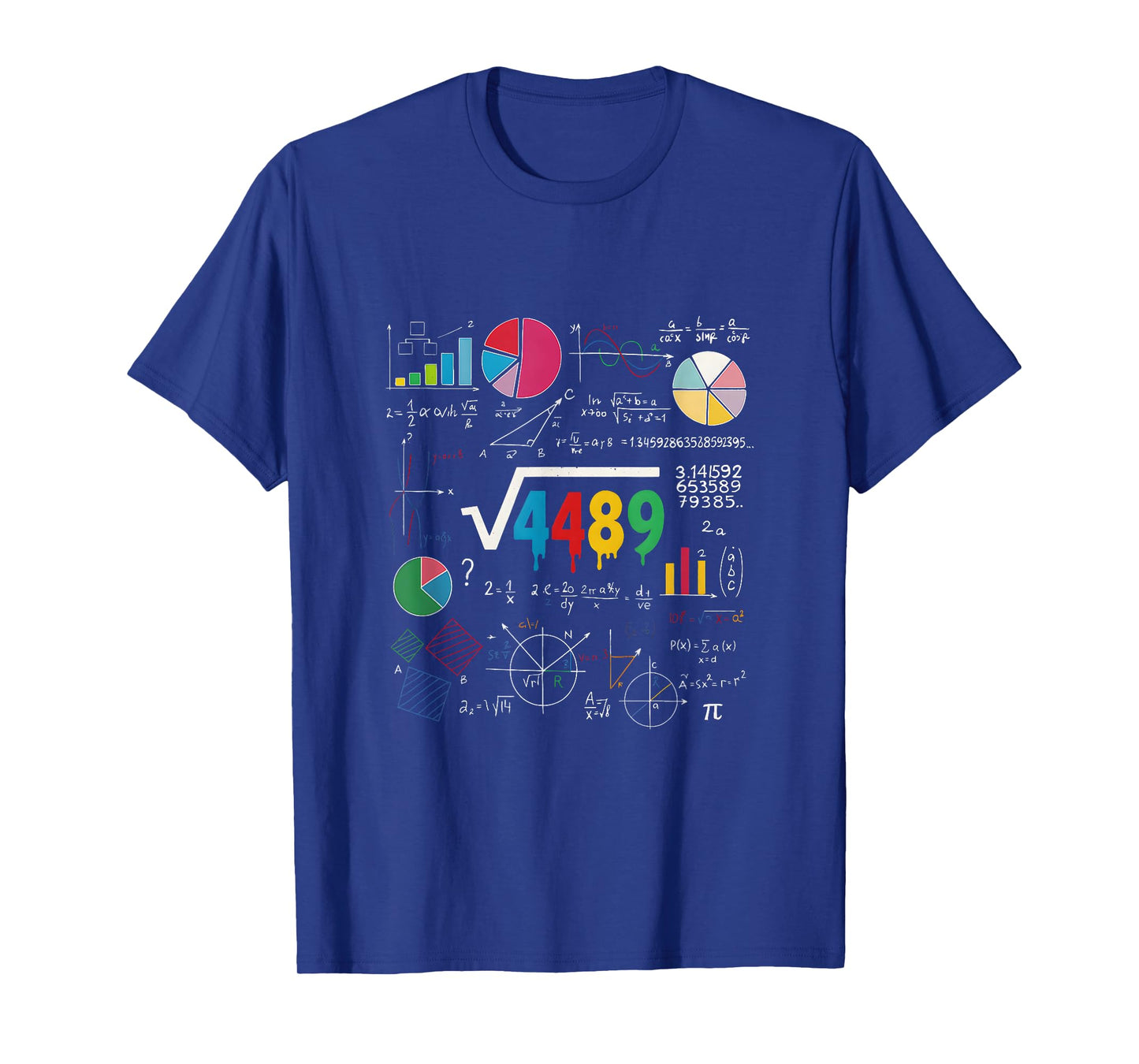 Six Seven Math Teacher 67 Meme Square Root 4489 Slang T-Shirt