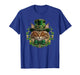 Norwegian Forest Cat Leprechaun Hat Glasses St Patricks Day T-Shirt