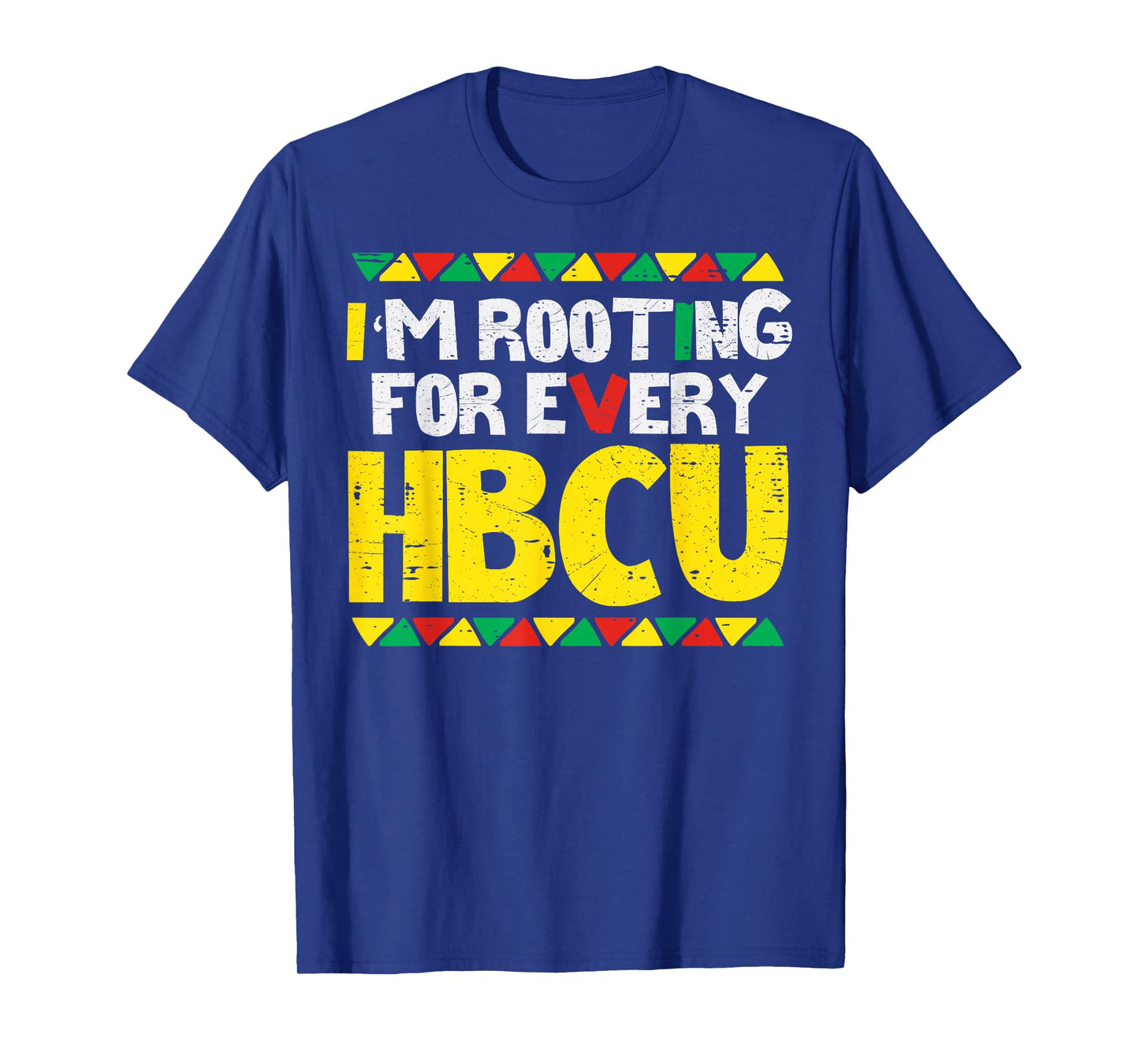 Black History Rooting for Every HBCU Teacher Men Women Kids T-Shirt