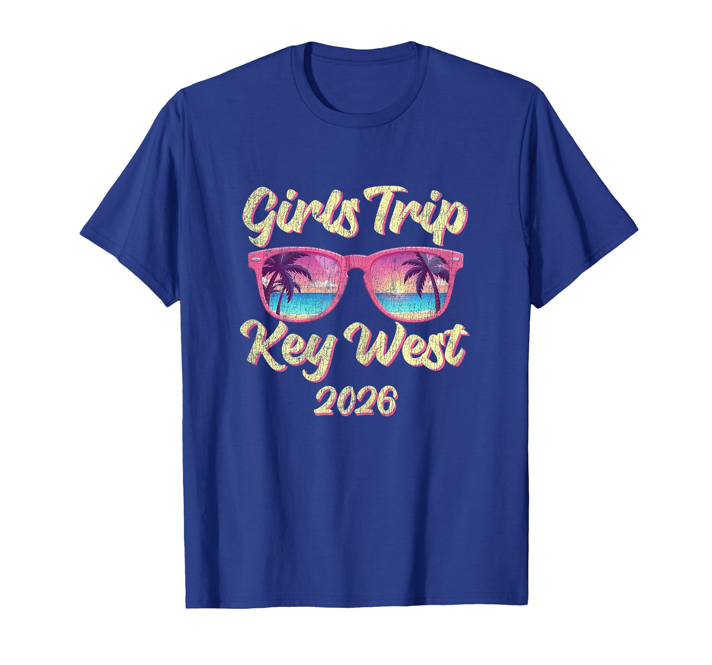 Sunglasses Weekend Beach Girls Trip Key West 2026 Florida T-Shirt